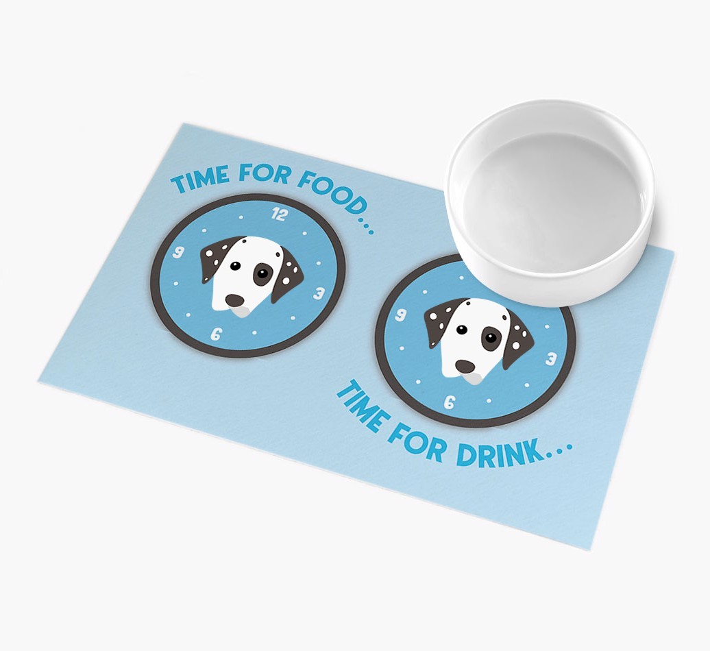 Time For...: Personalised {breedFullName} Feeding Mat