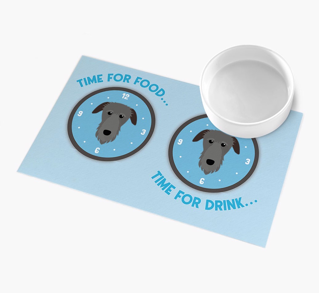 Time For...: Personalised {breedFullName} Feeding Mat