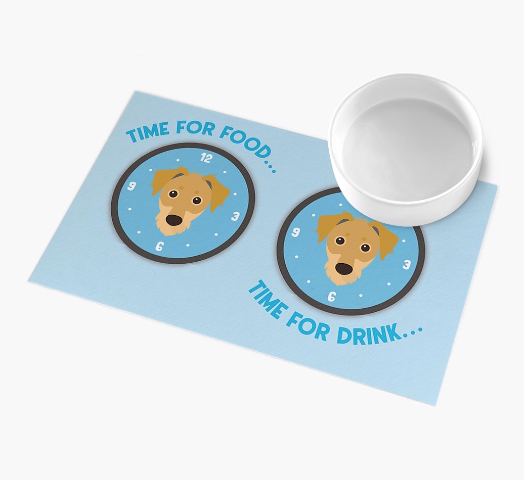 Time For...: Personalised {breedFullName} Feeding Mat
