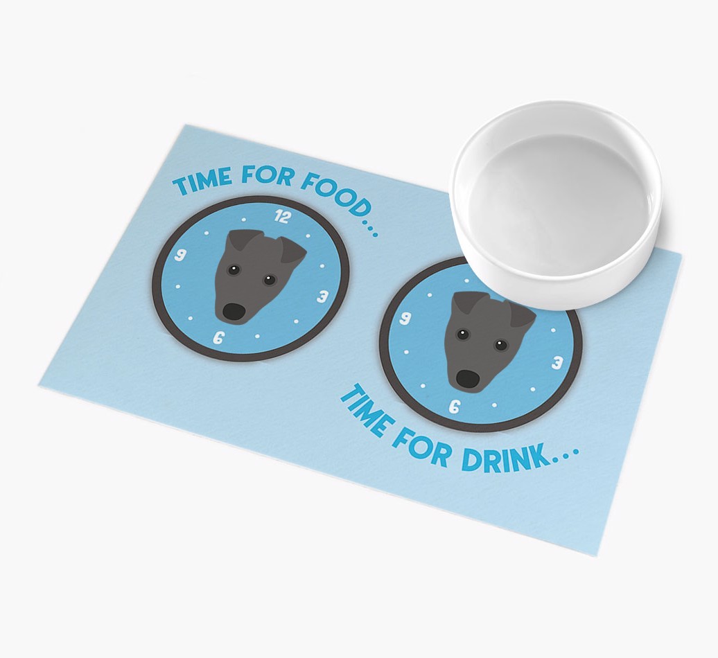 Time For...: Personalised {breedFullName} Feeding Mat