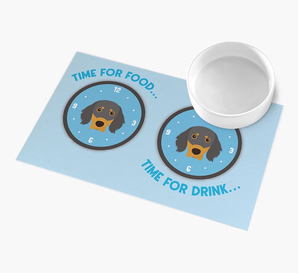 'Time For...' - Personalized {breedFullName} Feeing Mat