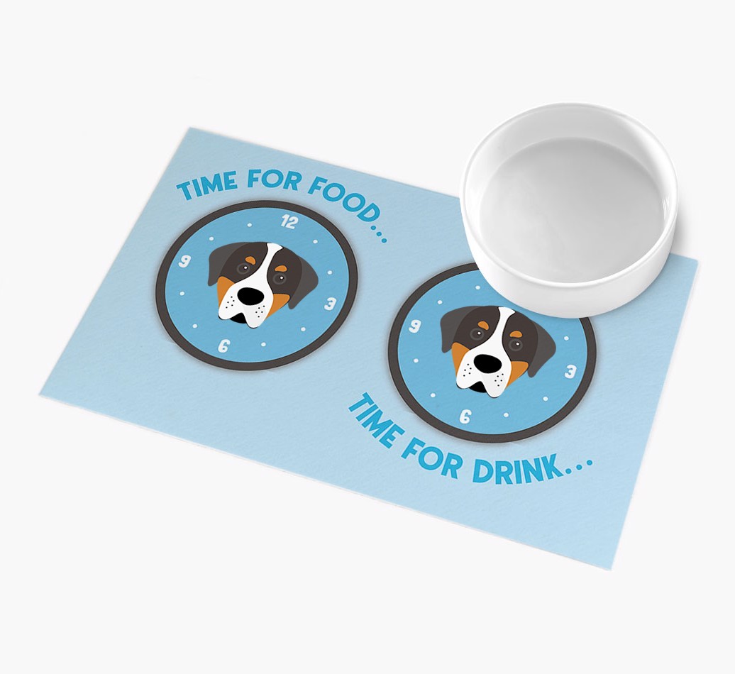 Time For...: Personalised {breedFullName} Feeding Mat