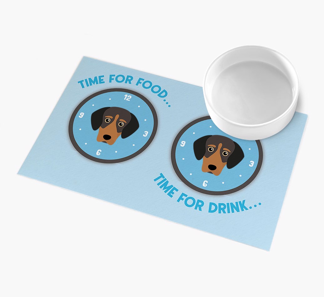 'Time For...' - Personalized {breedFullName} Feeing Mat