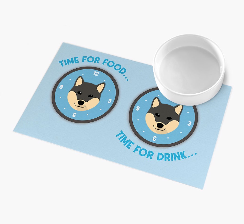 Time For...: Personalised {breedFullName} Feeding Mat