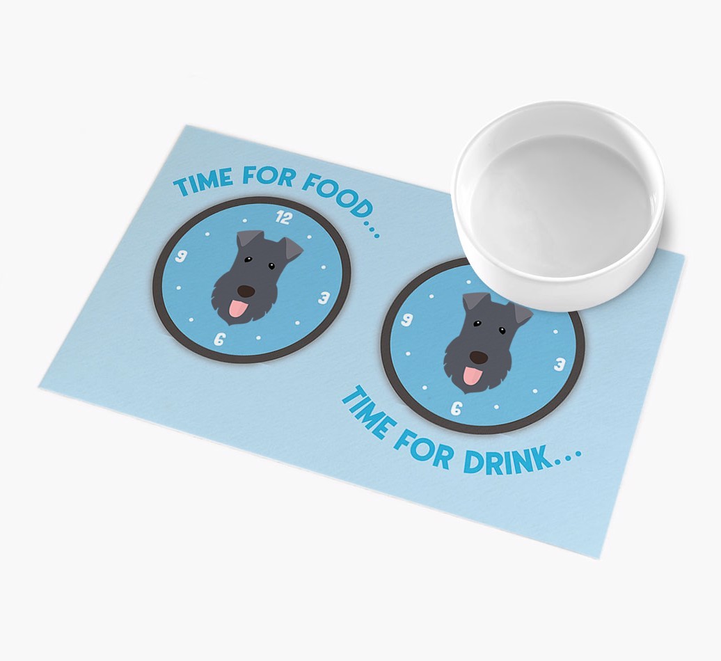 Time For...: Personalised {breedFullName} Feeding Mat