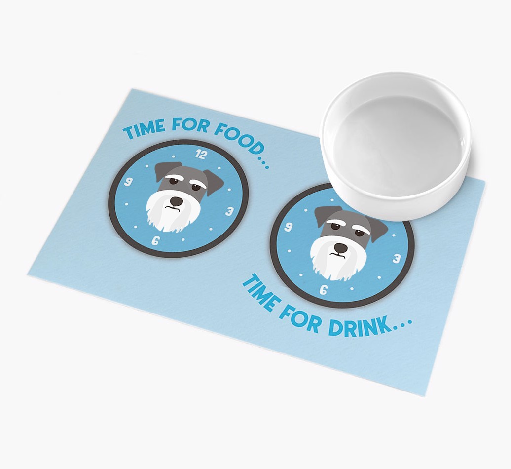 'Time For...' - Personalized {breedFullName} Feeing Mat