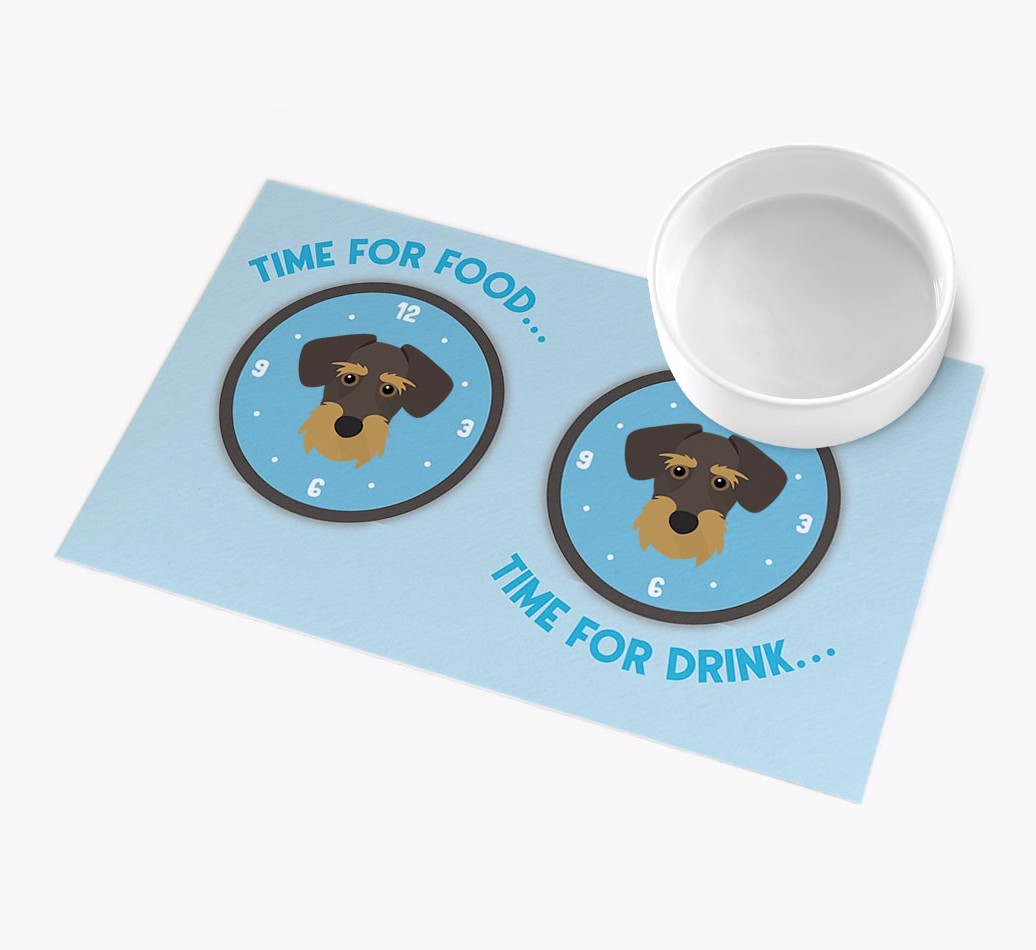 Time For...: Personalised {breedFullName} Feeding Mat