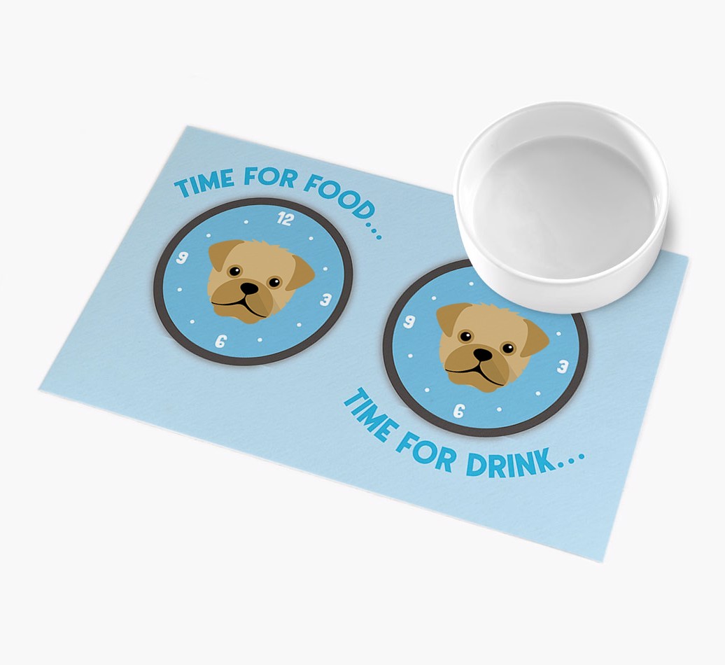 Time For...: Personalised {breedFullName} Feeding Mat