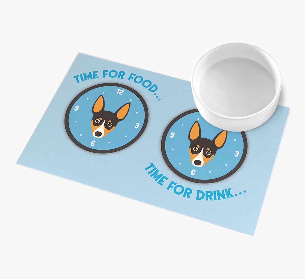 Time For...: Personalised {breedFullName} Feeding Mat