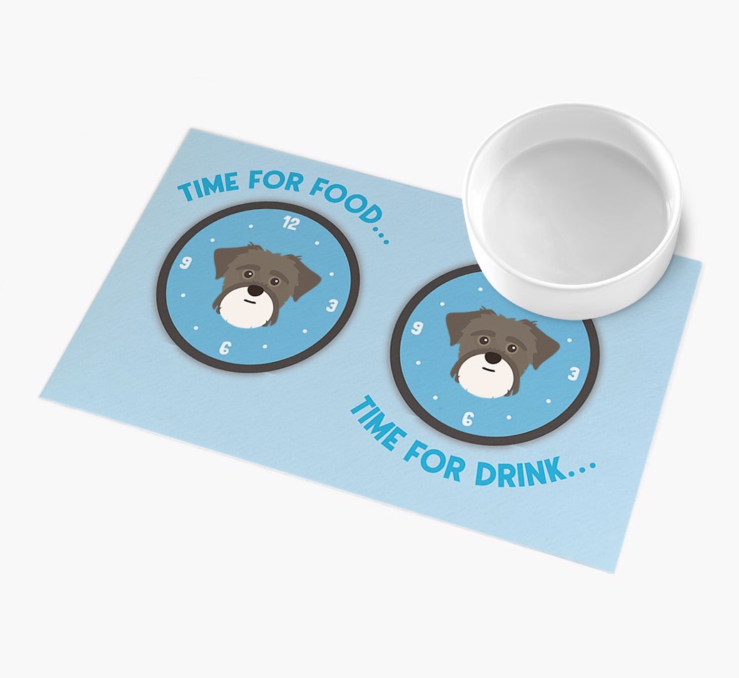 'Time For...' - Personalized {breedFullName} Feeing Mat