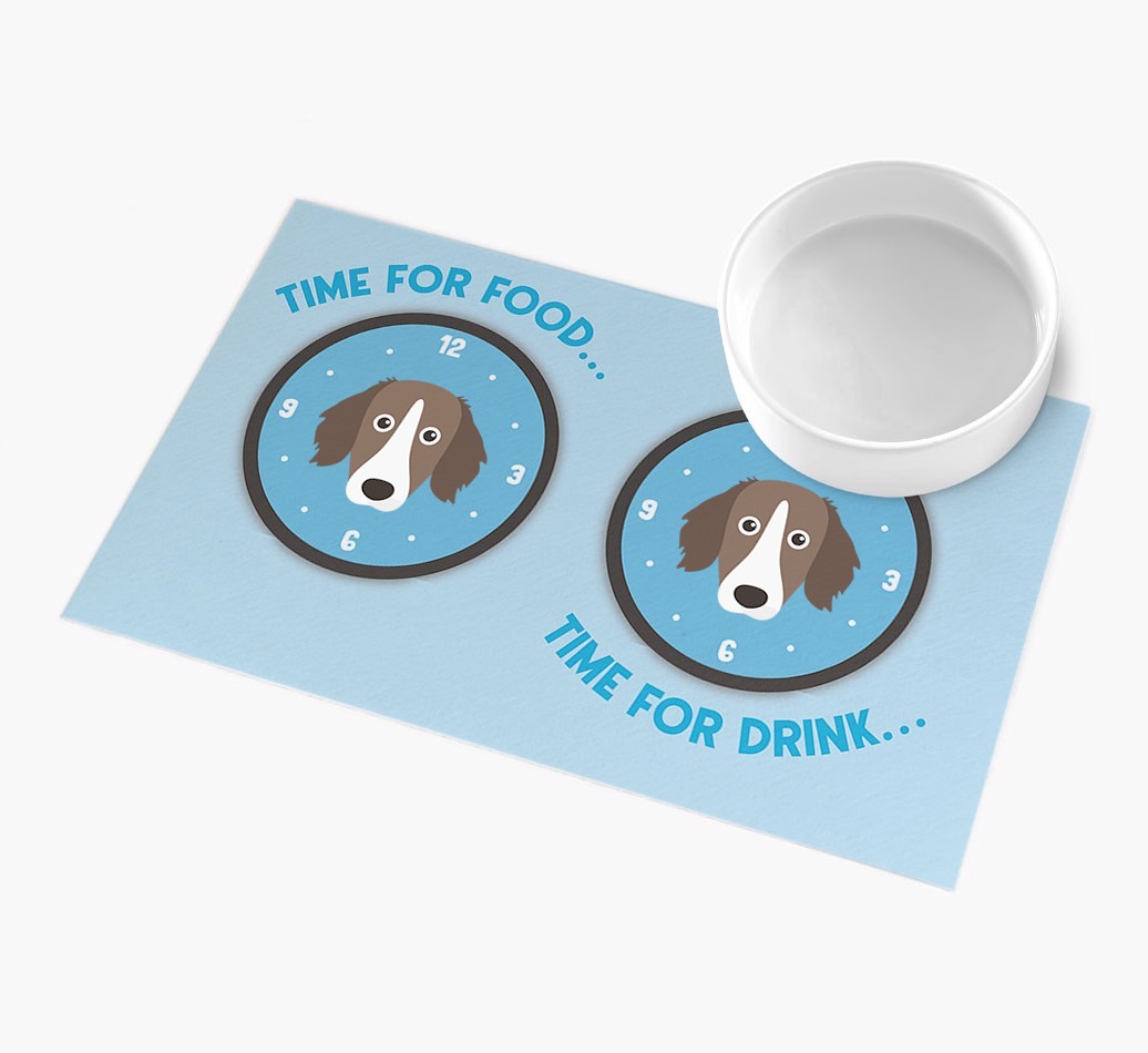 Time For...: Personalised {breedFullName} Feeding Mat