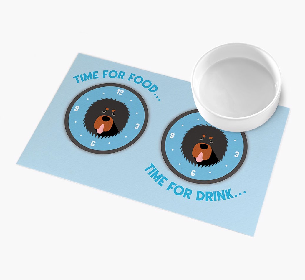 'Time For...' - Personalized {breedFullName} Feeing Mat