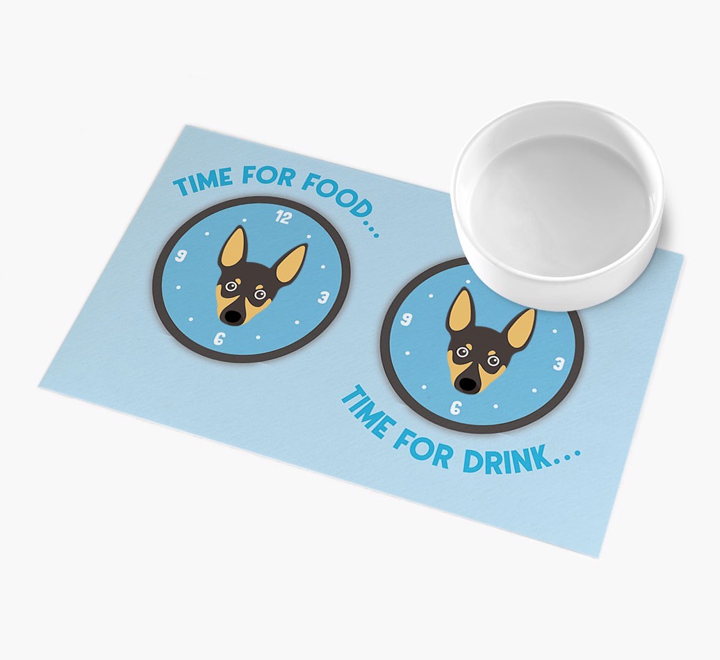 'Time For...' - Personalized {breedFullName} Feeing Mat