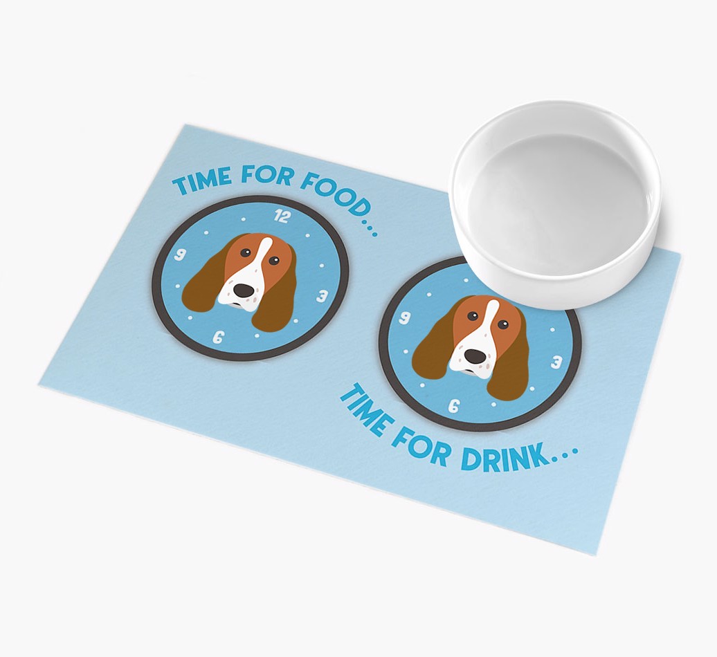 Time For...: Personalised {breedFullName} Feeding Mat