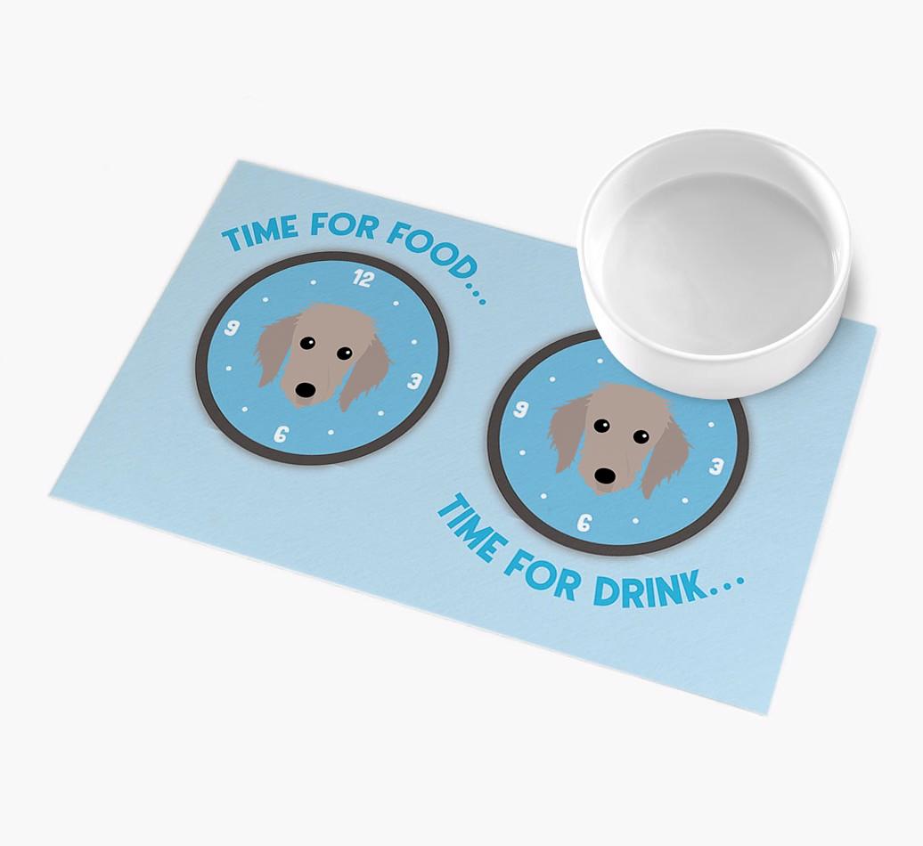 'Time For...' - Personalized {breedFullName} Feeing Mat