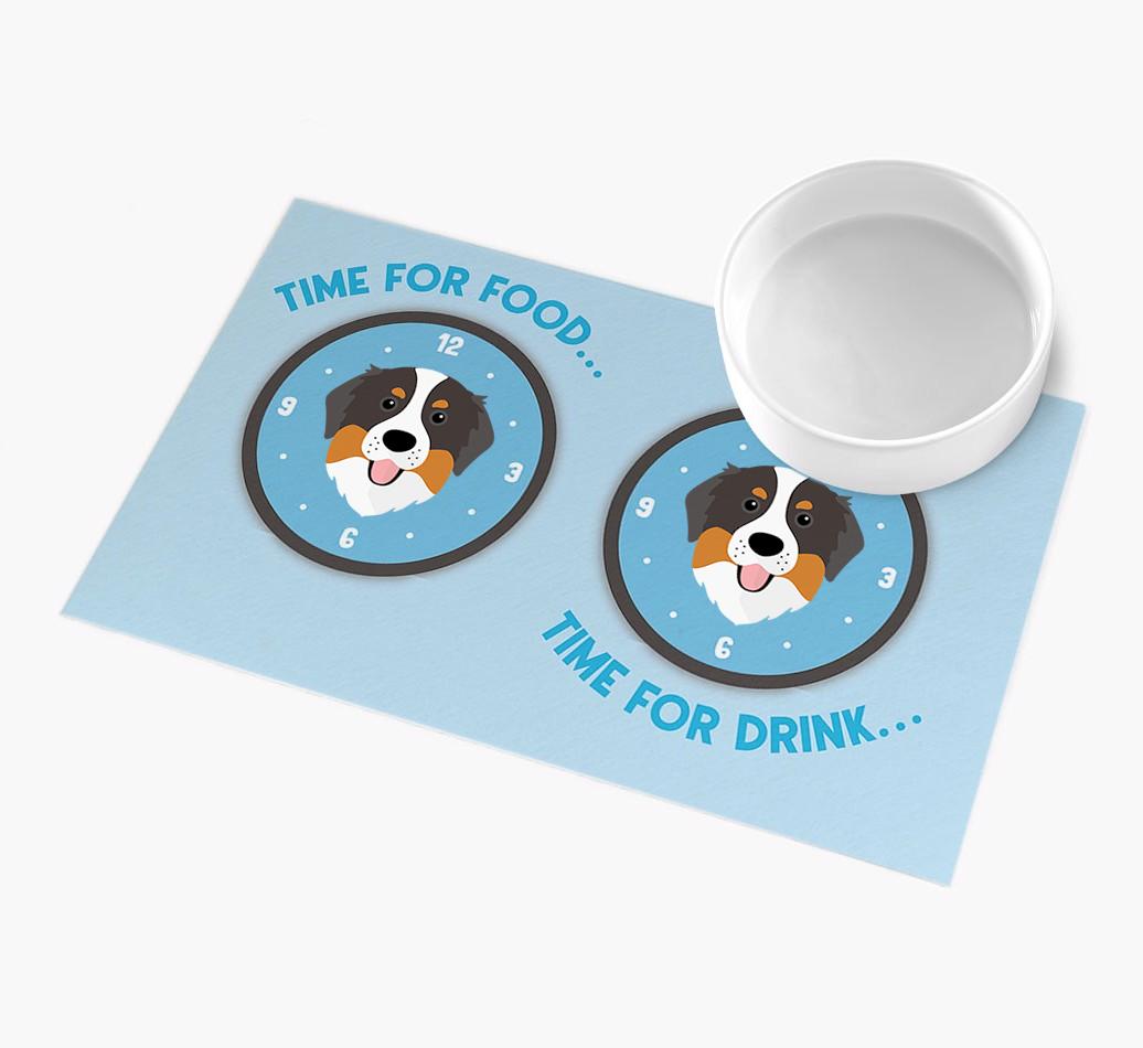 'Time For...' - Personalized {breedFullName} Feeing Mat