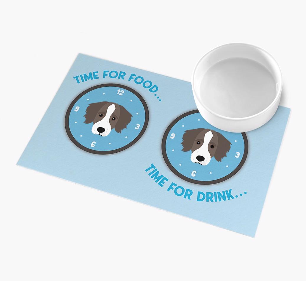 'Time For...' - Personalized {breedFullName} Feeing Mat