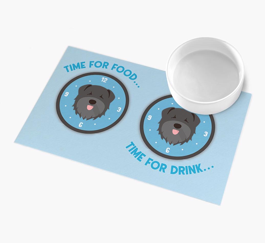 'Time For...' - Personalized {breedFullName} Feeing Mat