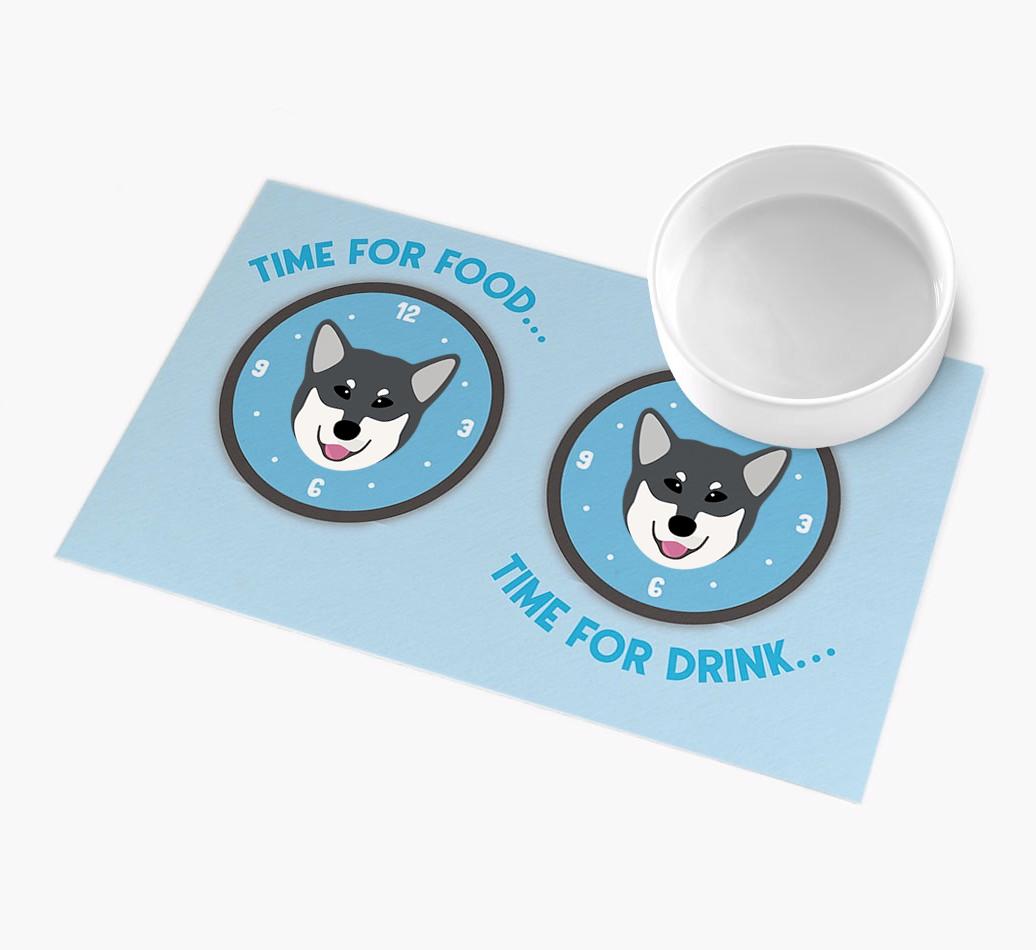 'Time For...' - Personalized {breedFullName} Feeing Mat