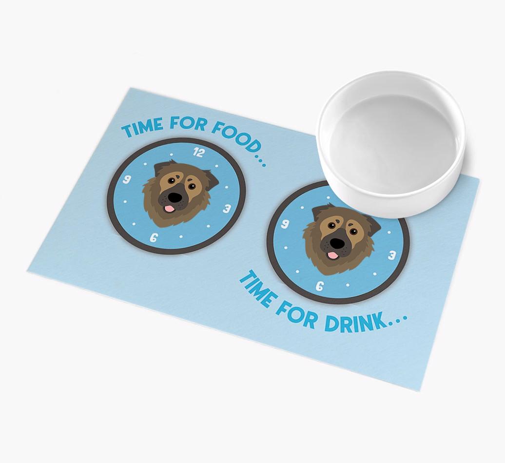 'Time For...' - Personalized {breedFullName} Feeing Mat