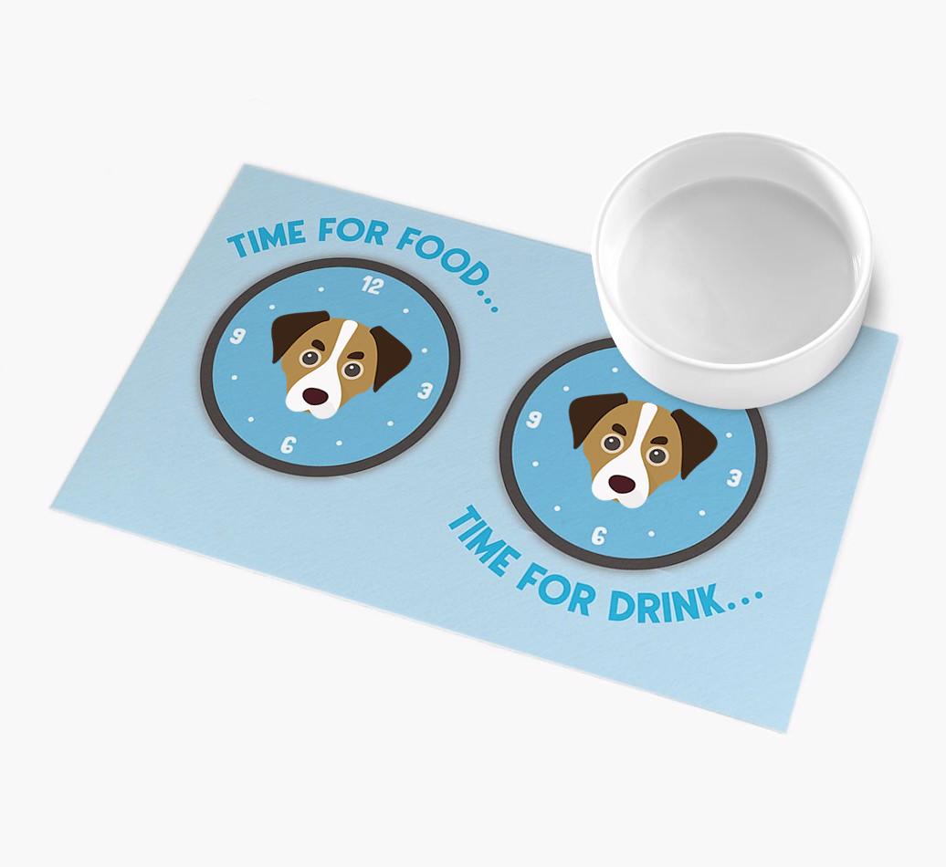 'Time For...' - Personalized {breedFullName} Feeing Mat