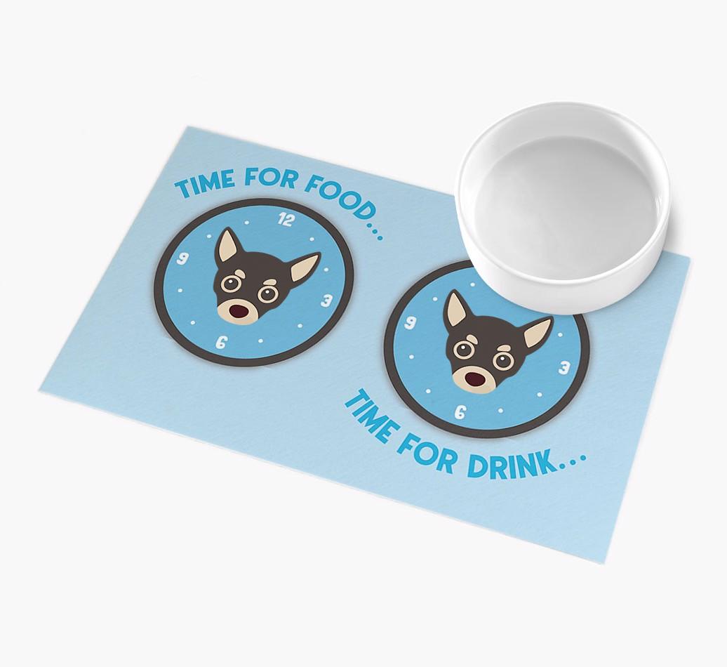 'Time For...' - Personalized {breedFullName} Feeing Mat