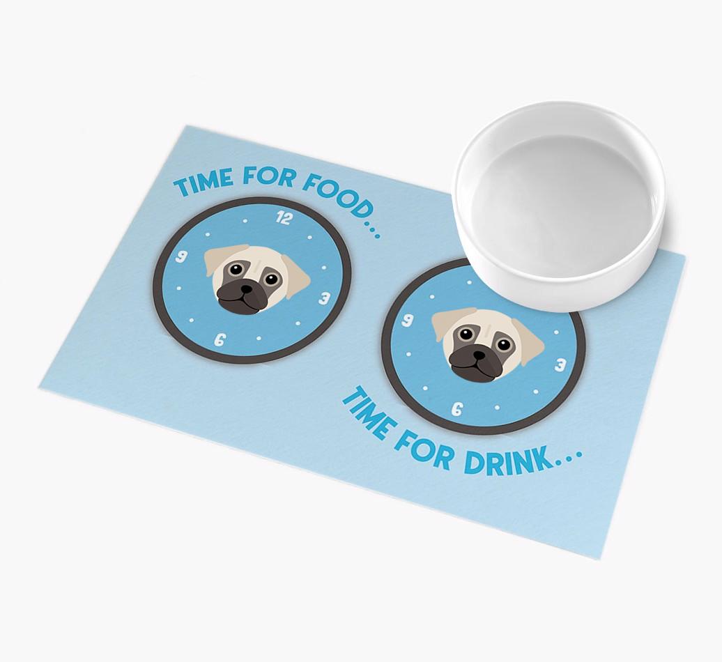 'Time For...' - Personalized {breedFullName} Feeing Mat