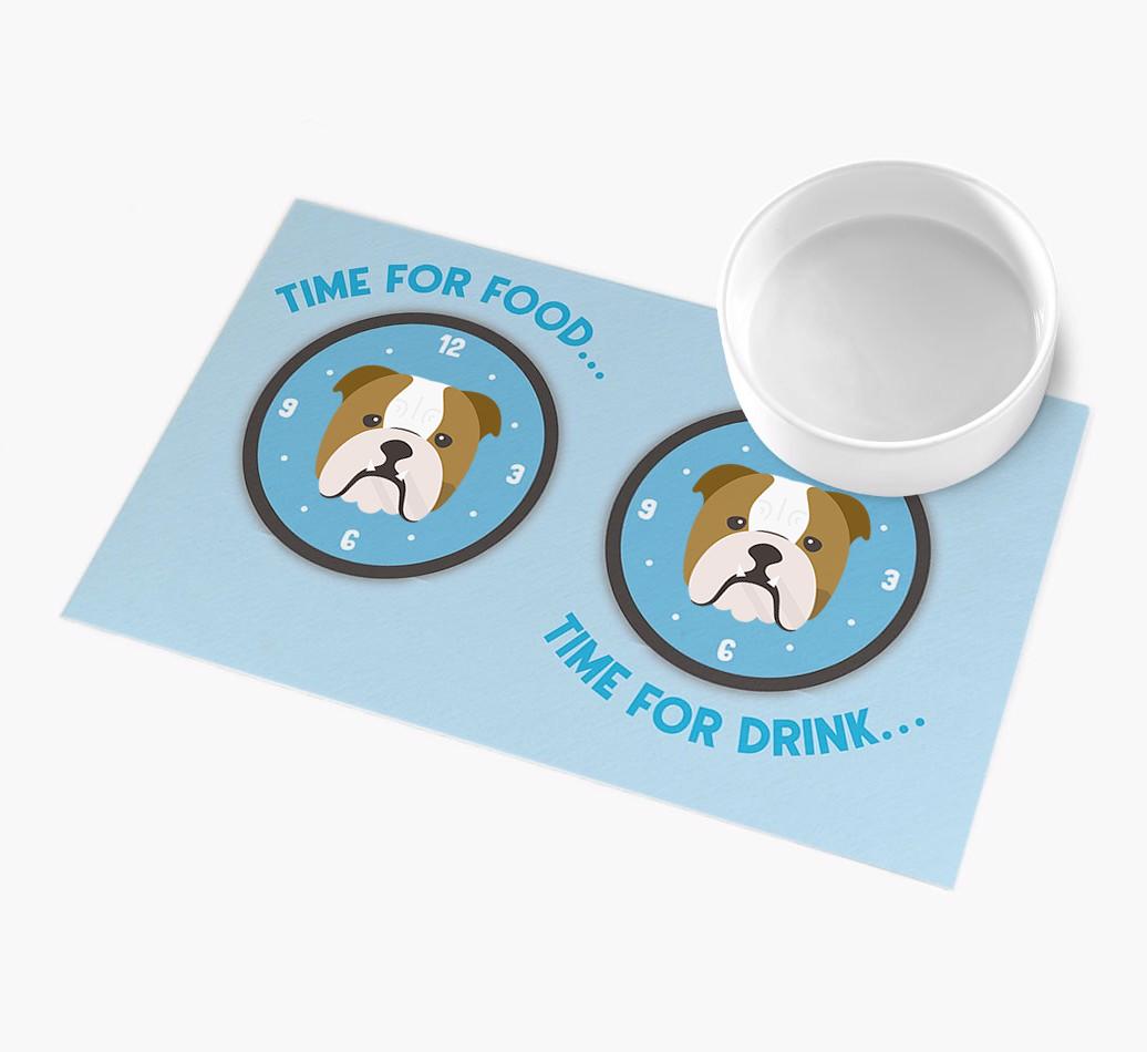 'Time For...' - Personalized {breedFullName} Feeing Mat