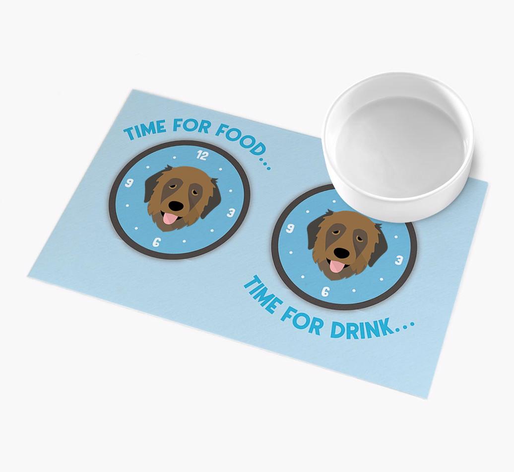 'Time For...' - Personalized {breedFullName} Feeing Mat