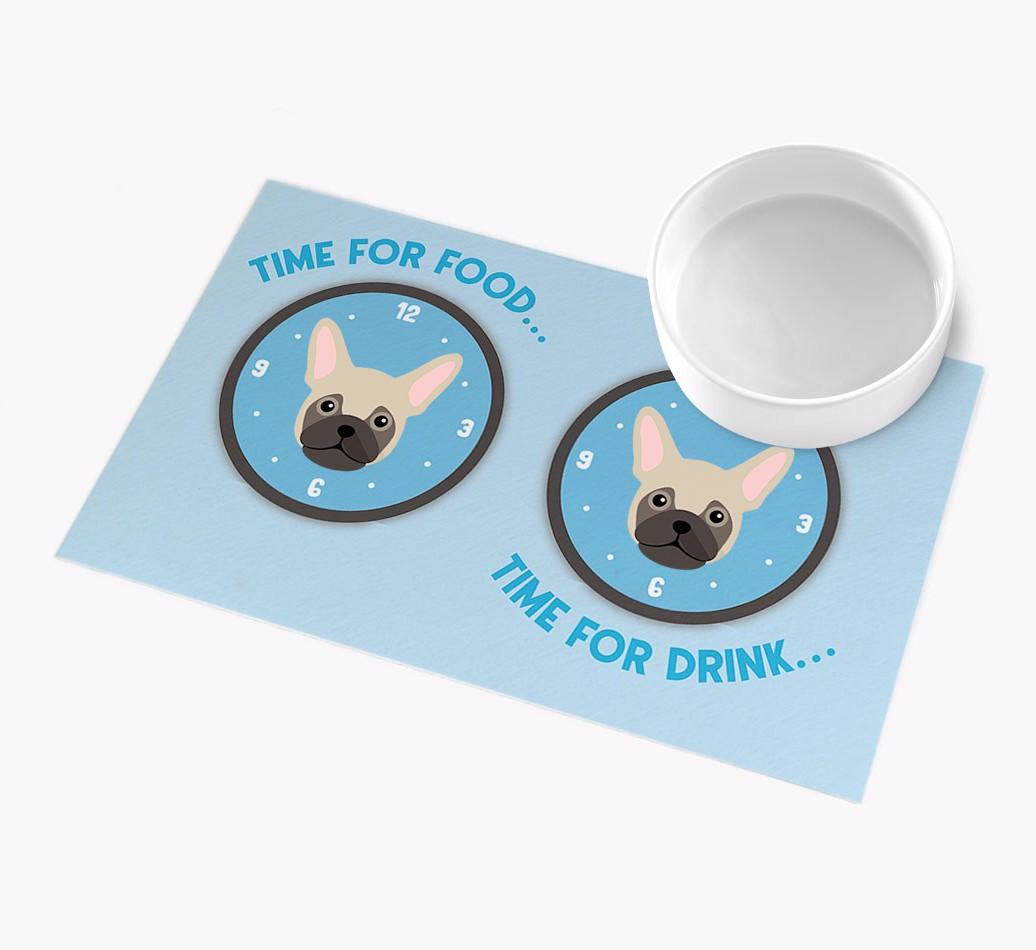 'Time For...' - Personalized {breedFullName} Feeing Mat