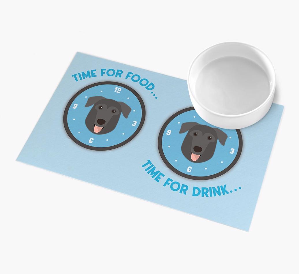 'Time For...' - Personalized {breedFullName} Feeing Mat