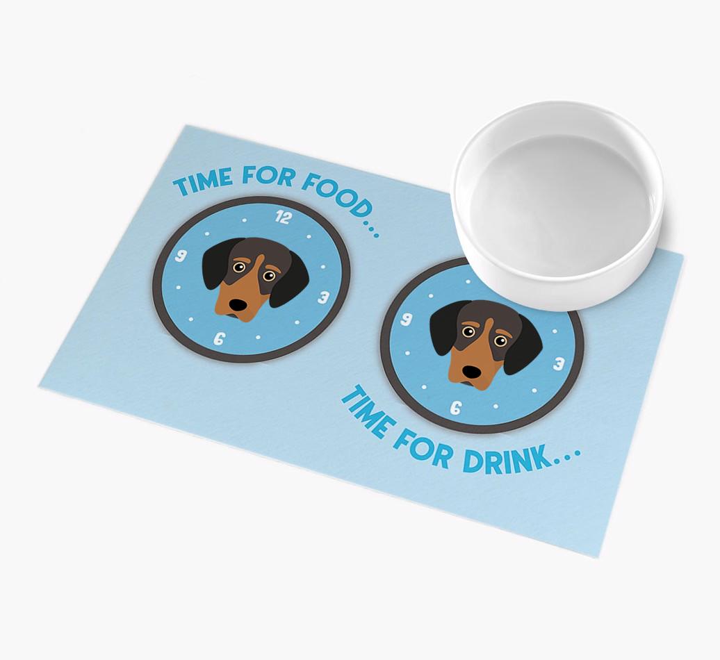 'Time For...' - Personalized {breedFullName} Feeing Mat