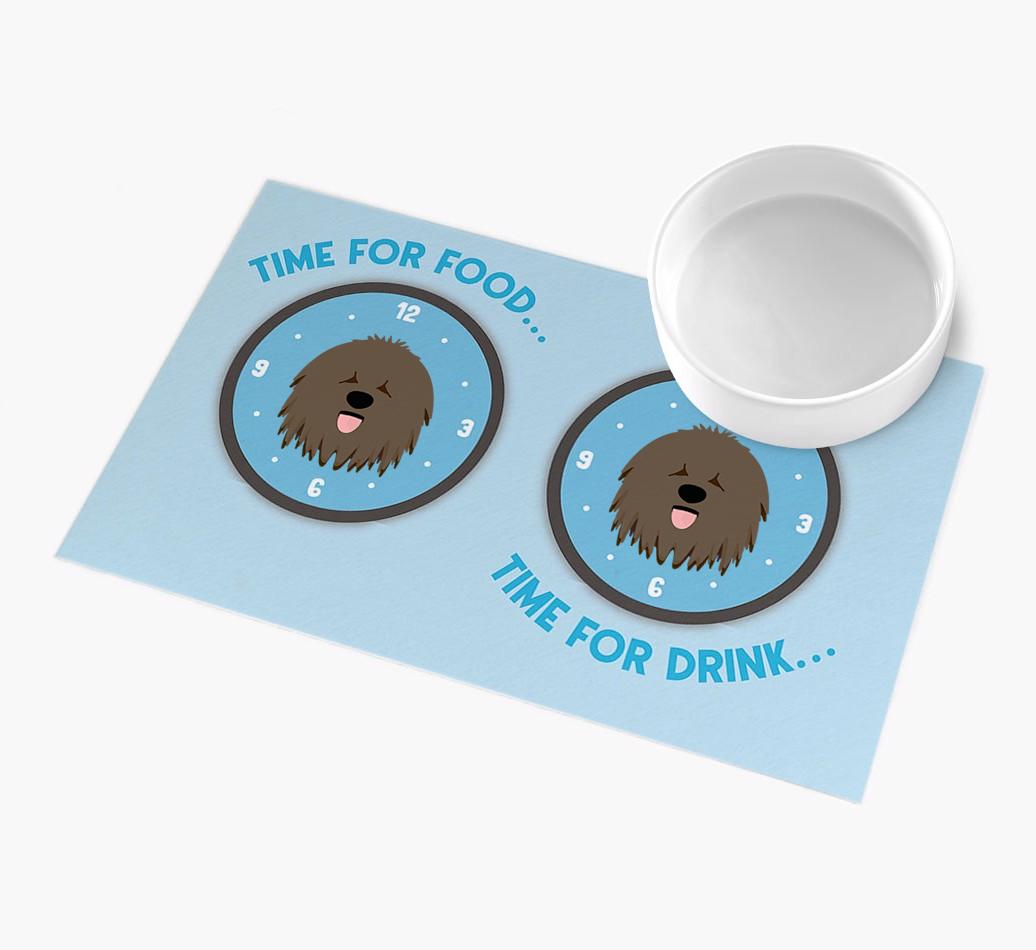 'Time For...' - Personalized {breedFullName} Feeing Mat