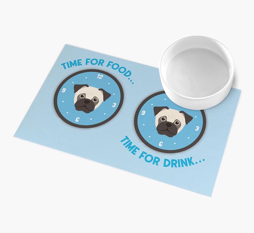 'Time For...' - Personalized {breedFullName} Feeing Mat