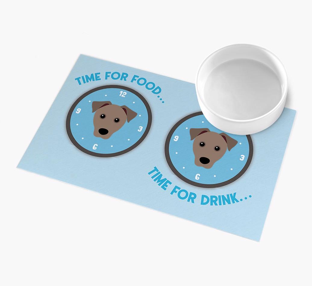 'Time For...' - Personalized {breedFullName} Feeing Mat