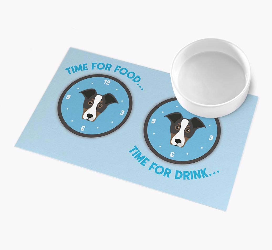 'Time For...' - Personalized {breedFullName} Feeing Mat