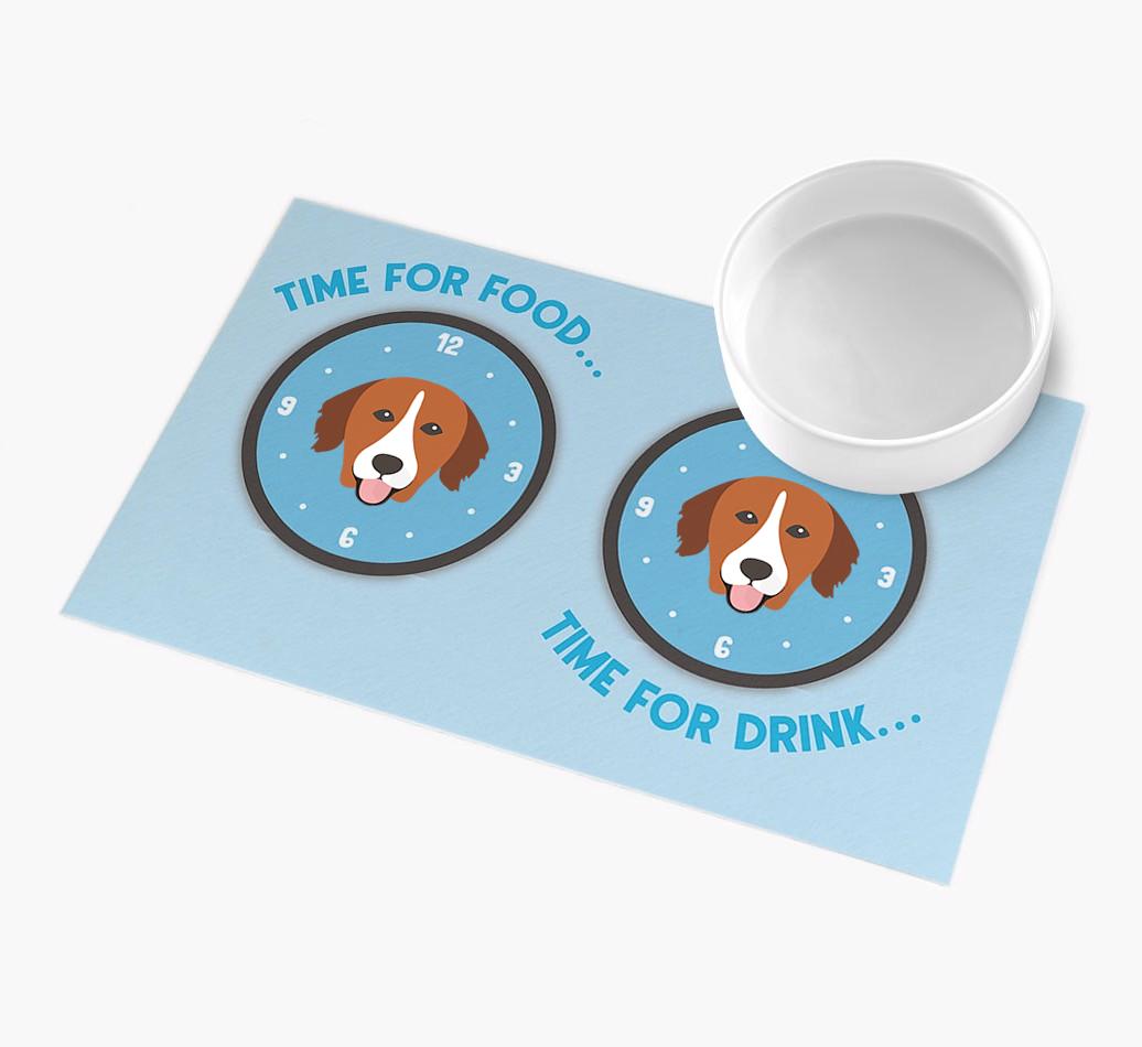 'Time For...' - Personalized {breedFullName} Feeing Mat