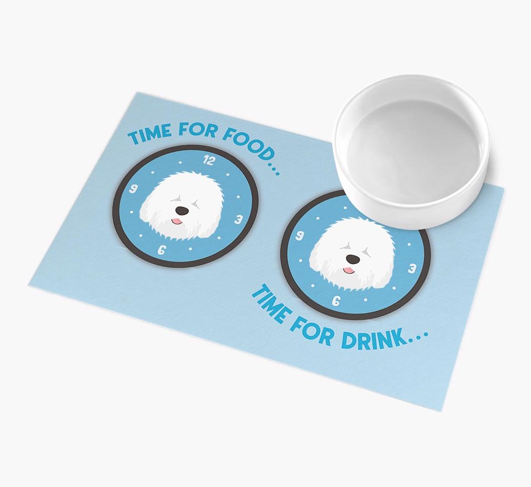 'Time For...' - Personalized {breedFullName} Feeing Mat