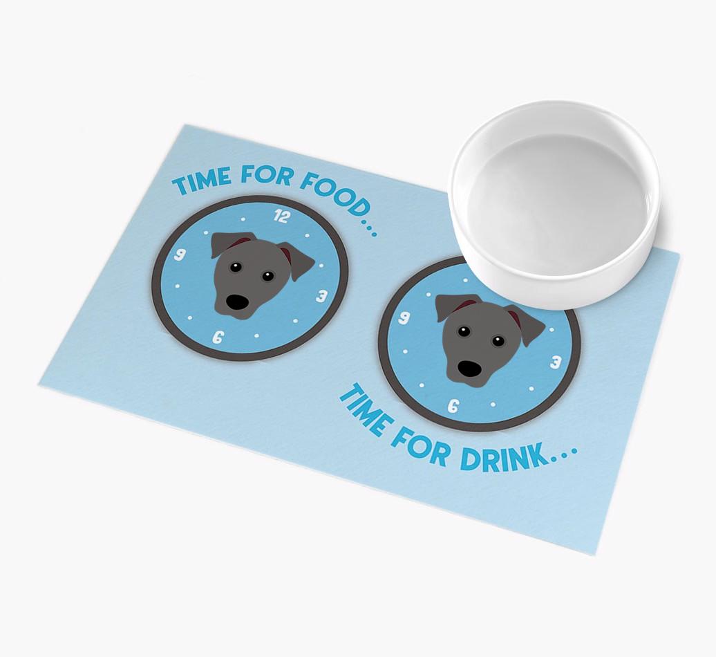 'Time For...' - Personalized {breedFullName} Feeing Mat