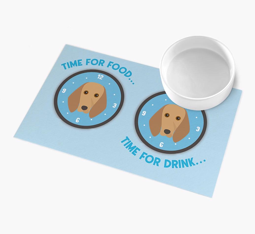 'Time For...' - Personalized {breedFullName} Feeing Mat