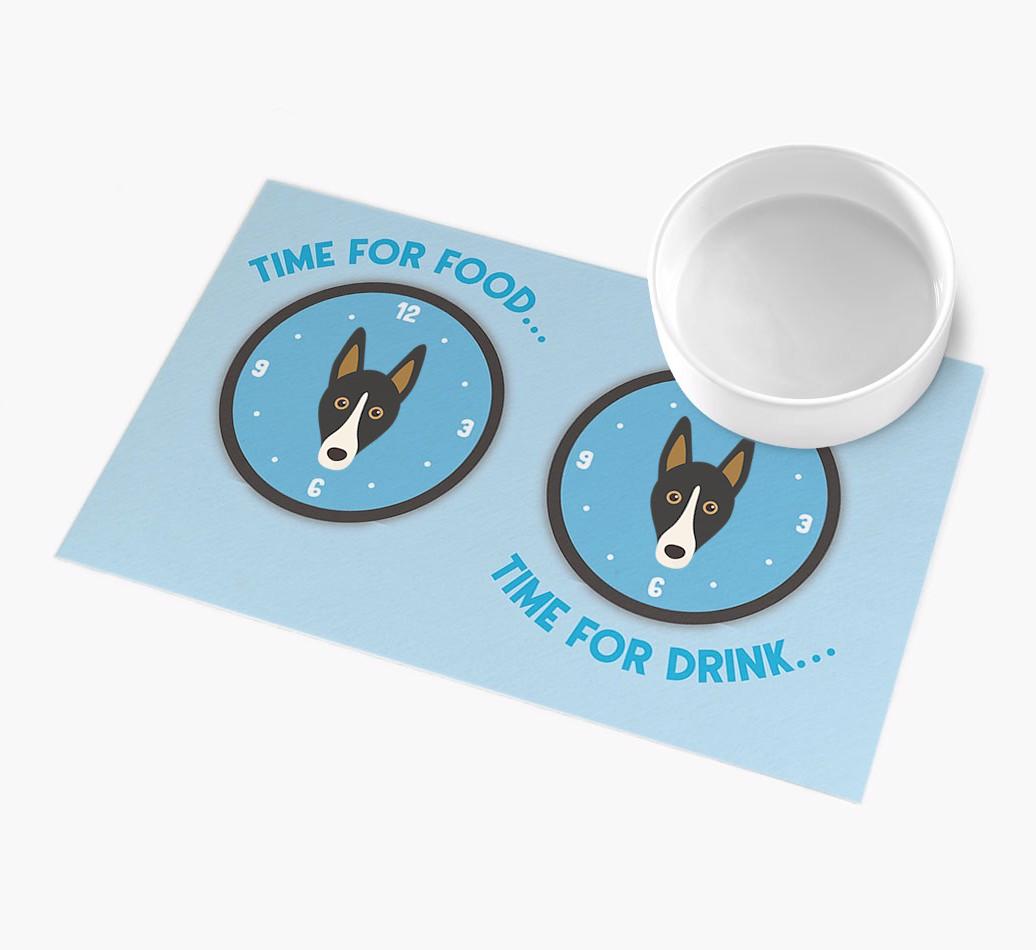 'Time For...' - Personalized {breedFullName} Feeing Mat