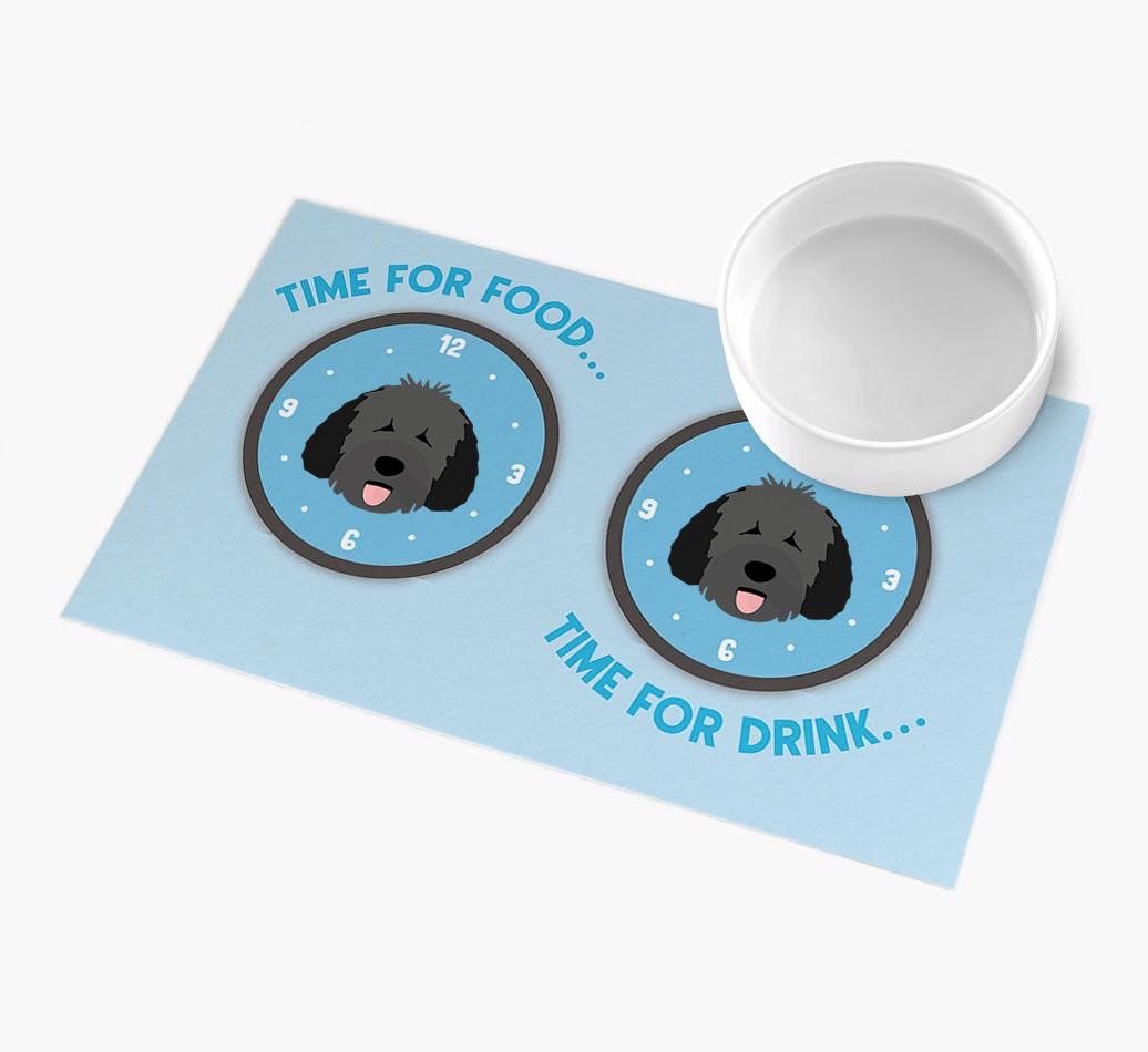 'Time For...' - Personalized {breedFullName} Feeing Mat