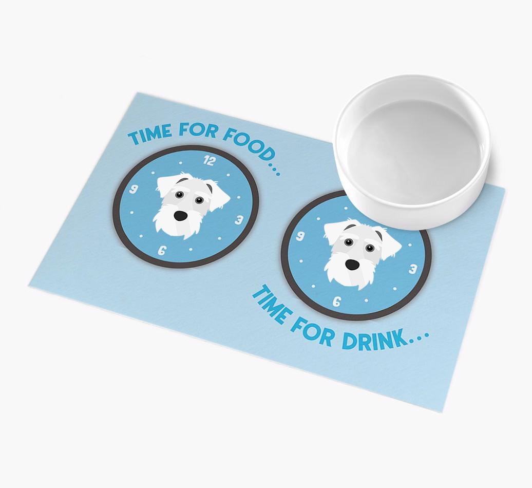 'Time For...' - Personalized {breedFullName} Feeing Mat