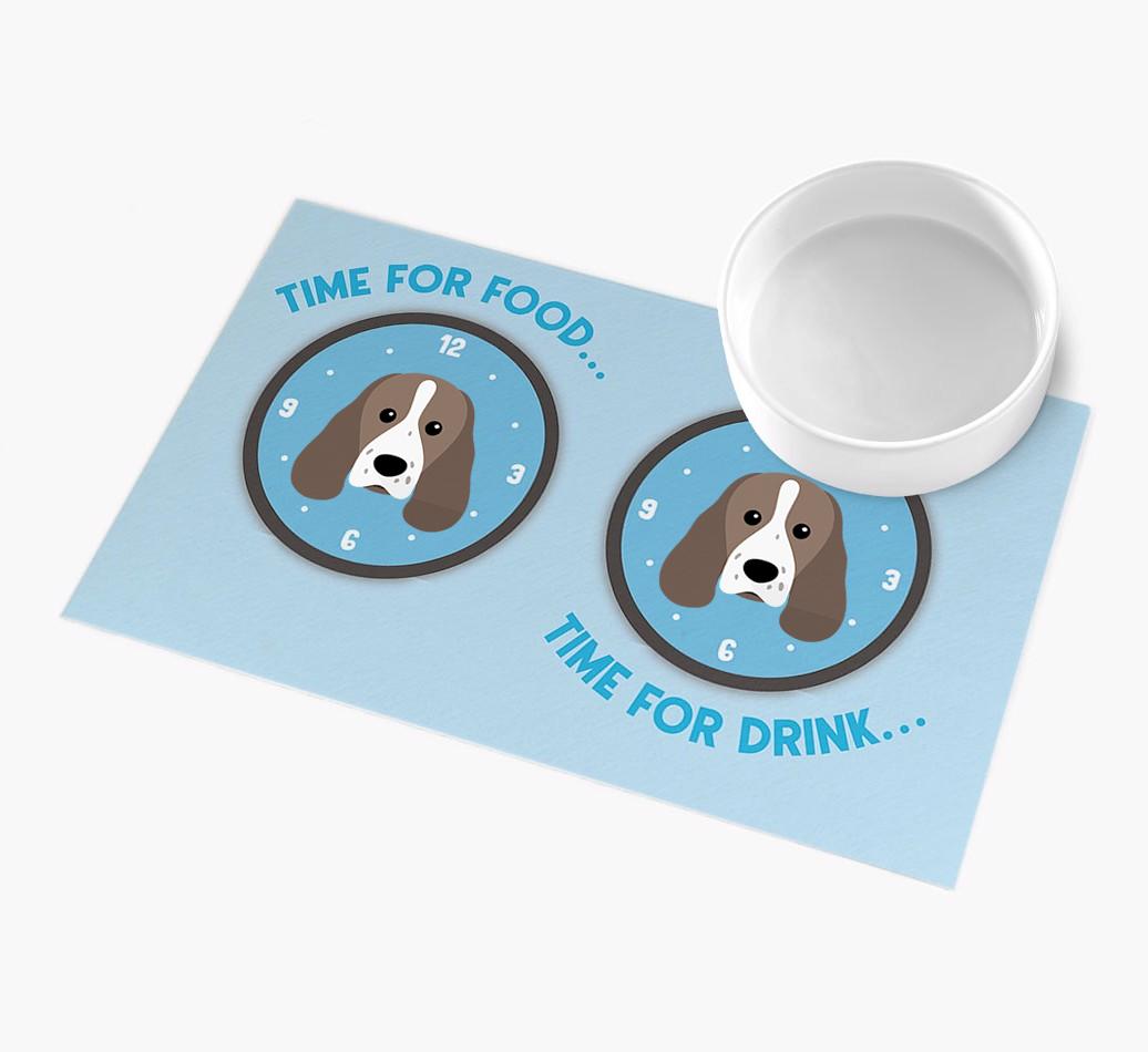 'Time For...' - Personalized {breedFullName} Feeing Mat