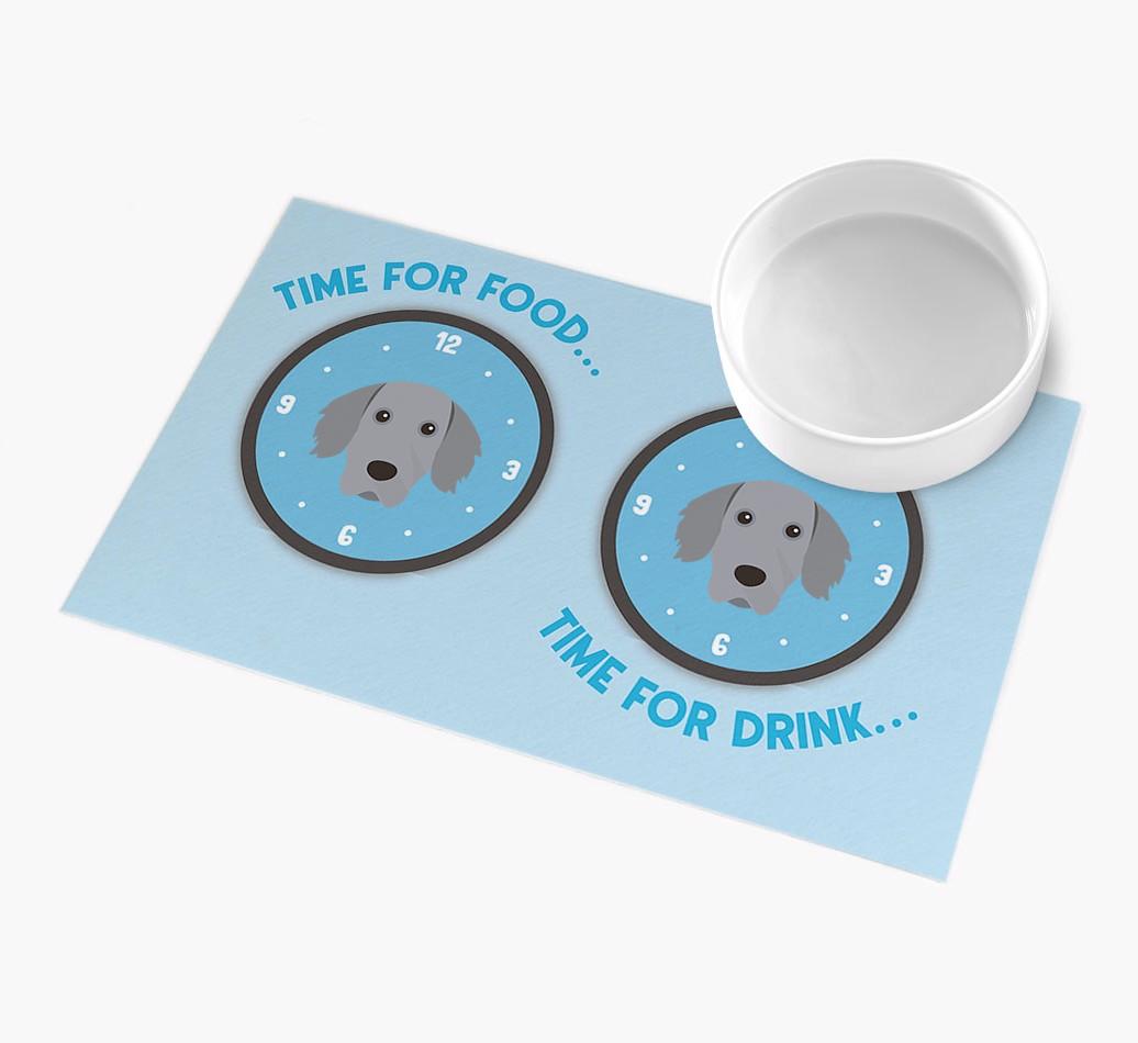 'Time For...' - Personalized {breedFullName} Feeing Mat