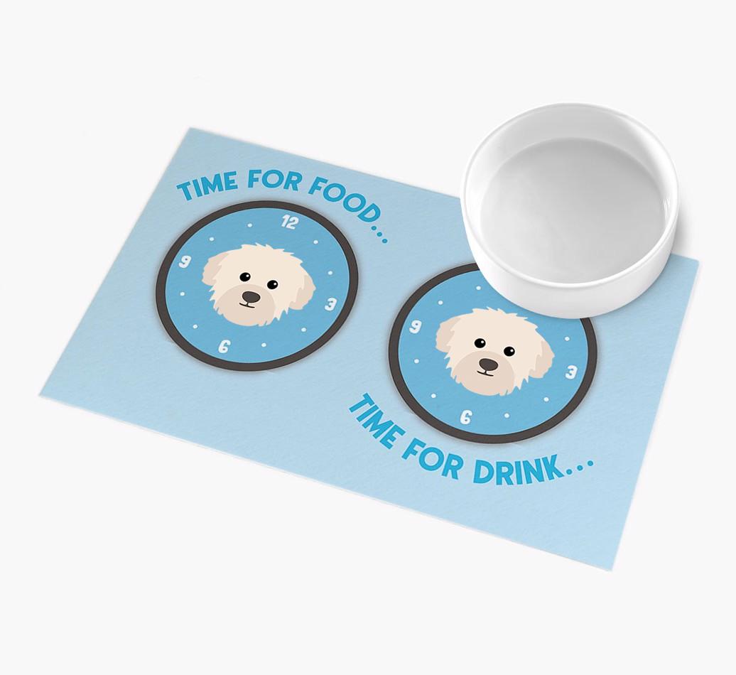 'Time For...' - Personalized {breedFullName} Feeing Mat