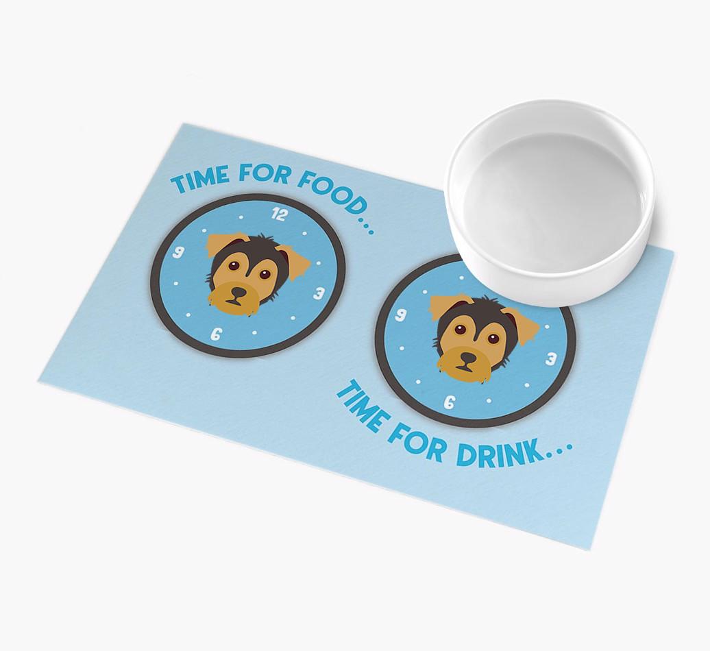 'Time For...' - Personalized {breedFullName} Feeing Mat