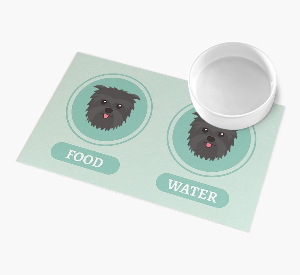 'Yappicons' - Personalized {breedFullName} Feeding Mat
