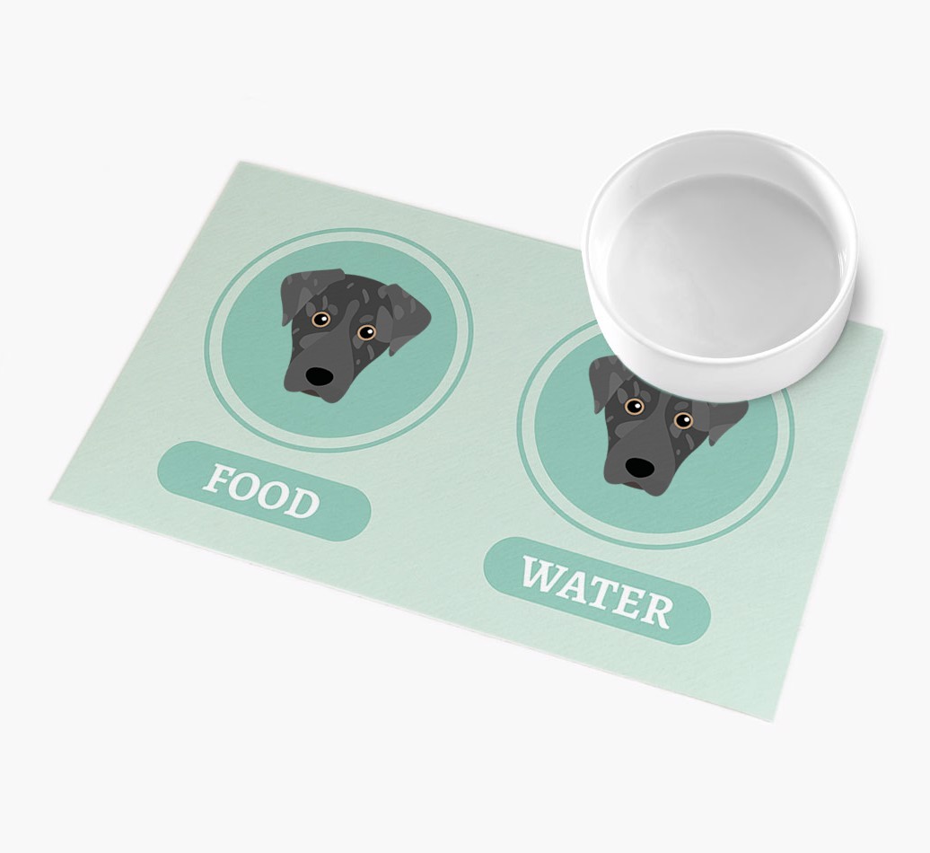 'Yappicons' - Personalized {breedFullName} Feeding Mat