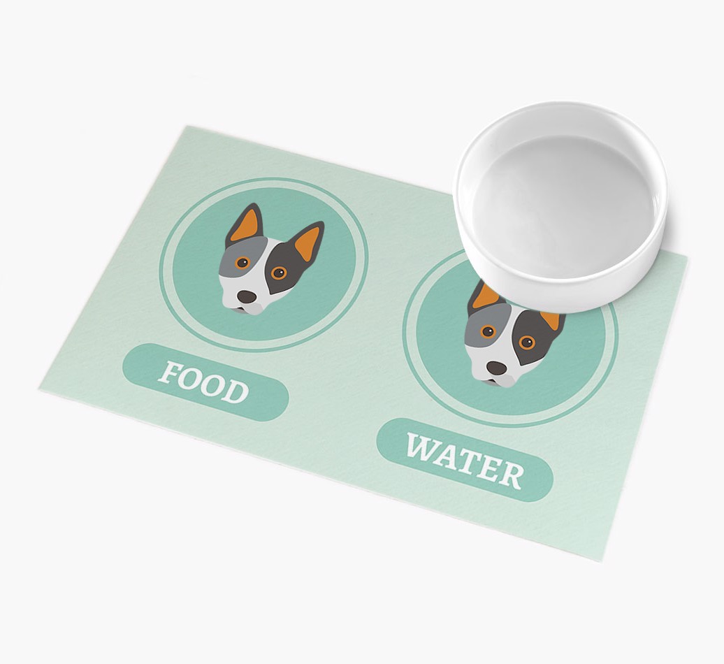 'Yappicons' - Personalized {breedFullName} Feeding Mat